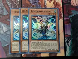 3x Thunderclap Monk SAST-EN026 1st Edition Yugioh Mint - Image 1