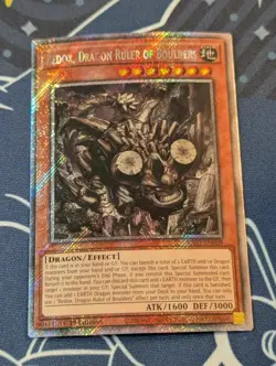 Redox, Dragon Ruler of Boulders - RA03-EN008 - Platinum (NM) - Yugioh - Image 1