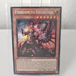 Yugioh Fiendsmith Engraver MP25-EN081 2025 Mega-Pack Prismatic Secret - Image 1