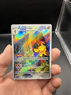 Pokemon Armarouge EX Illustration Rare Card 203/198 S&V Base Set En - Image 1