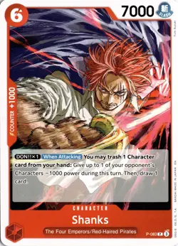 Shanks - (Reprint) PR Premium Booster -The Best- Vol. 2 P-083 One Piece TCG - Image 1