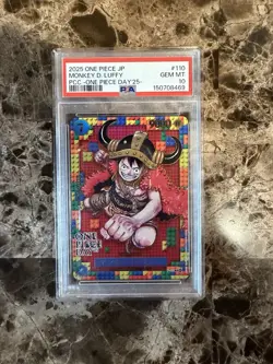 One Piece Monkey D. Luffy One Piece Day '25 #110 JP PSA 10 2025 - Image 1