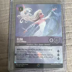 Disney Lorcana Elsa Spirit of Winter Enchanted Foil 207/204 First Chapter EN - Image 1