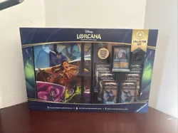 Disney Lorcana First Chapter Collector Set 6 Packs Portfolio The Queen Promo New - Image 1