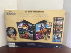 Disney Lorcana First Chapter Collector Set 6 Packs Portfolio The Queen Promo New - Image 3