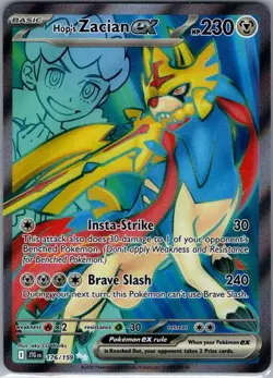 Hop's Zacian ex 176/159 SV09: Journey Together - Pokemon Card - NM - Image 1