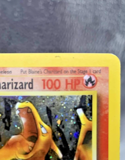 Pokemon TCG Card Blaine's Charizard 2/132 Gym Challenge Holo Rare 1st Edition LP - Image 3