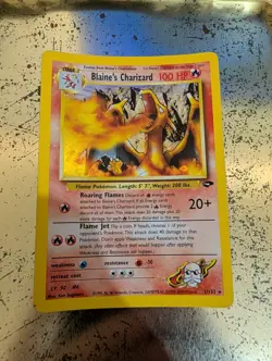 Pokemon TCG Blaine's Charizard 2/132 Gym Challenge 2000 Holo Rare - Image 1