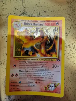 Pokemon TCG Blaine's Charizard 2/132 Gym Challenge 2000 Holo Rare - Image 4