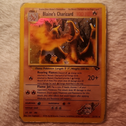 Pokemon TCG Blaine's Charizard Gym Challenge 2/132 Holo Rare English 100 HP - Image 1