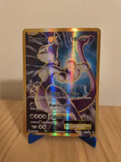 Pokemon TCG Mewtwo EX 103/108 Ultra Rare Holo Card Evolutions XY - Image 1