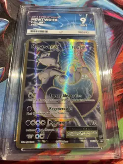 Pokemon TCG Mewtwo EX 103/108 Ultra Rare Holo Card XY Evolutions Ace 9 Mint - Image 3