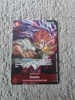 Shanks Championship 25-26 Promo One Piece Card Game P-083 NM - Image 1