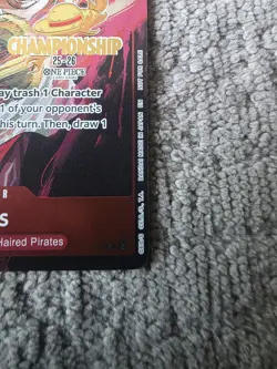 Shanks Championship 25-26 Promo One Piece Card Game P-083 NM - Image 3