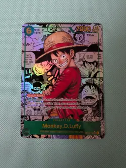 One Piece CCG - Monkey D Luffy OP13-118- Manga Rare - English - Image 1