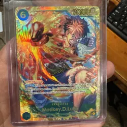 One Piece CCG Monkey D Luffy SP SEC OP13-118-Carrying On His Will - Image 1