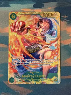 One Piece TCG OP13-118 Monkey D. Luffy SEC Card Game CCG English - Image 1