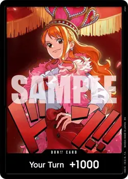 DON!! Card (Nami) Foil DON!! Extra Booster: One Piece Heroines Edition NM - Image 1