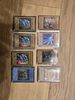 Konami Yu-Gi-Oh! TCG 8-Card Lot Blue Eyes White Dragon X3 - Image 1