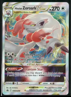 Hisuian Zoroark VSTAR Holo Promo SWSH: Sword & Shield Promo Cards SWSH298 NM - Image 1