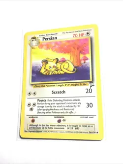 PERSIAN - 56/130 - Base Set 2 - Pokemon Card - LP - Image 1