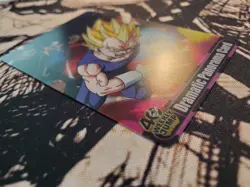 Vegeta DRAGON BALL ONE PIECE 40th weekly JUMP Card TCG MORINAGA No.026 F/S - Image 3