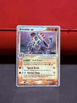 Armaldo ex 84/92 EX Legend Maker Holo SWIRL 🌀 Ultra Rare 160HP Pokemon Card - Image 1