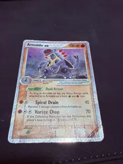 Armaldo ex 84/92 EX Legend Maker Holo SWIRL 🌀 Ultra Rare 160HP Pokemon Card - Image 3