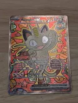 Pokemon TCG Meowth EX 121/88 SIR Special Illustration Rare Perfect Order - Image 3