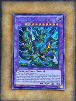 Yugioh Thunder Dragon Titan SOFU-EN036 Secret Rare 1st Ed NM - Image 1