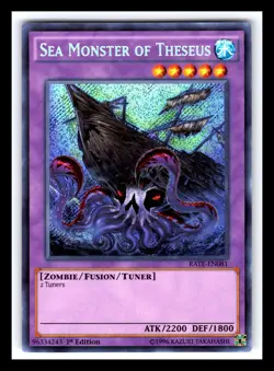 Sea Monster of Theseus RATE-EN081 Secret Rare 1st Edition Yugioh 2349 - Image 1