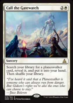 x1 Call the Gatewatch R MTG Oath of the Gatewatch M/NM, English - Image 1