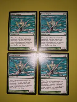 Fierce Empath x4 Commander 4x Playset Magic the Gathering MTG - Image 1