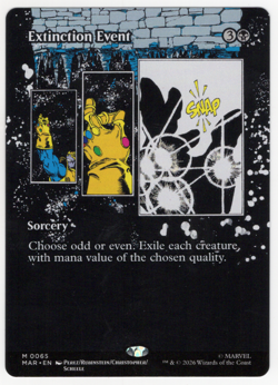 Extinction Event (Borderless) 0065 Marvel Universe Eternal-Legal (MAR) MTG NM/M - Image 1