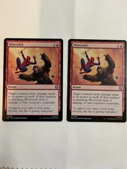 x2 NM Wisecrack, MTG, Marvel's Spider-Man, Magic the Gathering, 98 - Image 1
