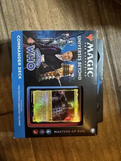 MTG Doctor Who Masters of Evil Commander Deck | Precon | Magic Universes Beyond - Image 1