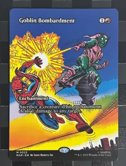 Goblin Bombardment 0023 (Borderless) MTG Magic Marvel's Spider-Man Regular - Image 1