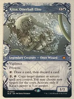 MTG / Kitsa, Otterball Elite / BLB / #304 / Regular (Showcase) / Mythic / NM - Image 1
