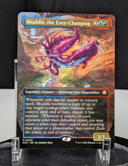 MTG Muddle the Ever-Changing BORDERLESS Non-Foil Secrets of Strixhaven SOC #0005 - Image 1