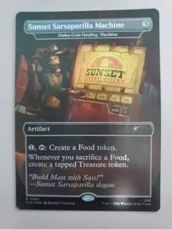 MTG Sunset Sarsaparilla Machine(Nuka-Cola Vending Machine)Secret Lair Foil Rare - Image 1