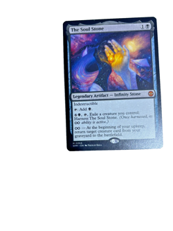 Soul Stone, Spiderman mtg. Legendary Artifact; Infinity Stone. Commander! R 0066 - Image 1