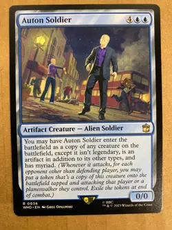 MTG 1x Auton Soldier # 36 Universes Beyond Doctor Who Magic the Gathering x1 NM - Image 1