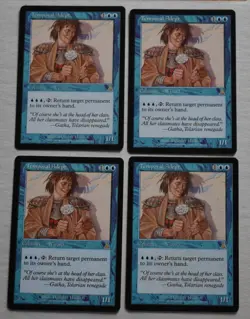MTG Lot 4x Temporal Adept Rare Blue Wizard Creature - Image 2
