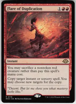 Flare of Duplication Modern Horizons 3 Rare Magic: The Gathering - Image 1