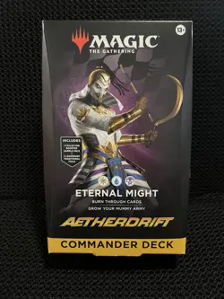 MTG Aetherdrift – Eternal Might Commander Deck | Precon | Magic | DRC | Zombies - Image 1
