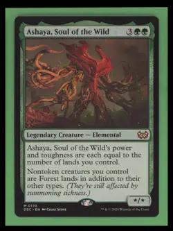 Ashaya, Soul of the Wild - Commander: Duskmourn: House of Horror - NM - MTG - Image 1