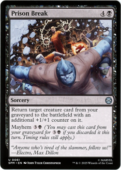 Prison Break - 0061 - Marvel's Spider-Man - MTG - Ships Now - English - Image 1