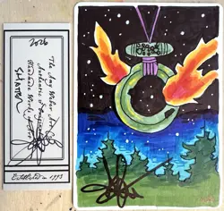 MTG ARTIST PROOF Italian Shatter AP Sketch Amy WEBER Magic - Image 1