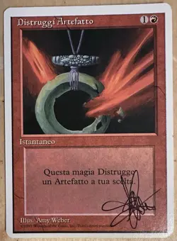 MTG ARTIST PROOF Italian Shatter AP Sketch Amy WEBER Magic - Image 2
