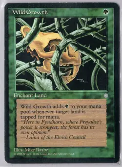 1x Wild Growth - Ice Age - Light Play - Image 1